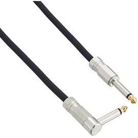 LIVE LINE LE-Stage Series Guitar Cable, 19.7 inches (50 cm), LE-50CS/L, Black
