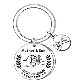 Mothers Day Gifts From Son,Happy Mothers Day,Mum Birthday Gifts From Son,For Brother Family Big Brother Gift From Brother Sister,I'Ll Always Be Your Little Boy You'Ll Always Be My World Keychain