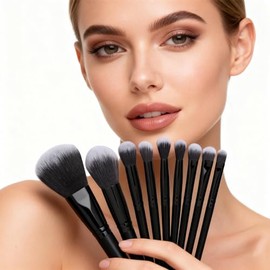 MAANGE 40 Piece Brochas para Maquillaje Kit Completo Profesional con 16 Esponjas 3 Diademas y Huevo Limpiador Set de Herramientas Maquillaje Multifunc