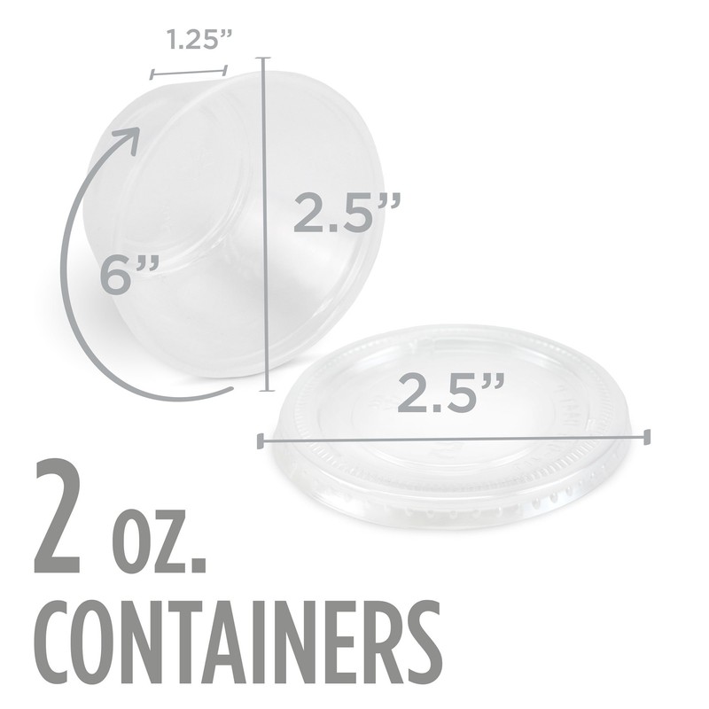 100-pack Condiment Dishes, 2 oz.