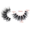 Losha Eyelashes Wispy Lashes Natural Look 8 Pairs Clear Band