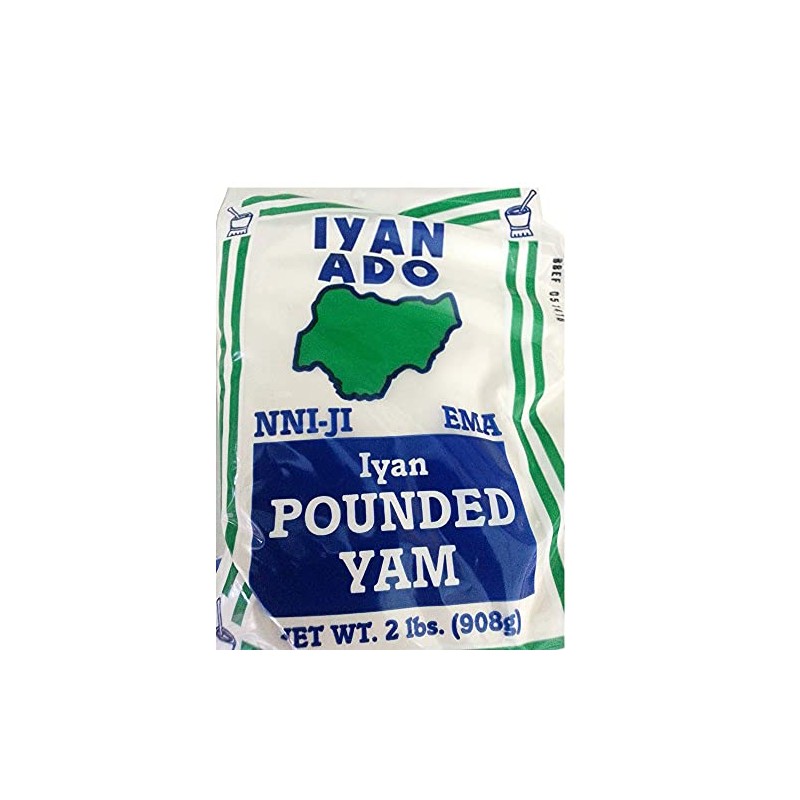 Iyan Ado Pounded Yam - 2 pounds 32 Ounces