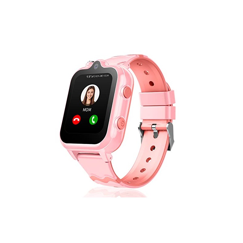 Carneedi Men's Watch Strap Smartwatch with Phone Function D35, rose,