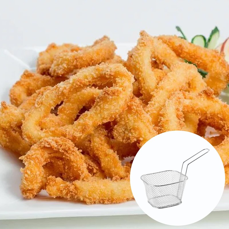 SEUNMUK 8 PCS Chip Serving Frying Baskets, Mini Chip Baskets