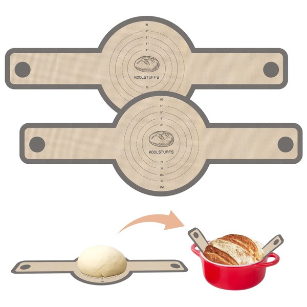 Koolstuffs Koolstuffs Silicone Bread Sling for Dutch Oven, 2 PCS