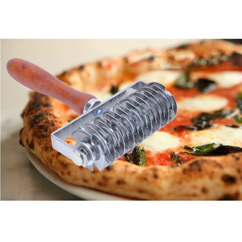 Kitchen Baking Dough Cookie Pie Pizza Pastry Lattice Roller Cutter