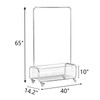 AUGMIRR Garment Rack With Storage Baskets,Clothing Rack for Hanging Clothes,
