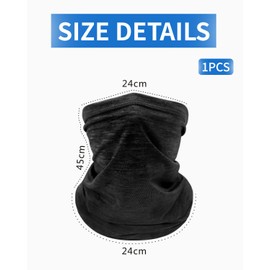 MQLSAERI Half Balaclava Breathable Balaclava Motorcycle Balaclava Bicycle Face Mask Ski Mask Running Mask Balaclava Tube Scarf Men & Women for Sports and Outdoor - Black