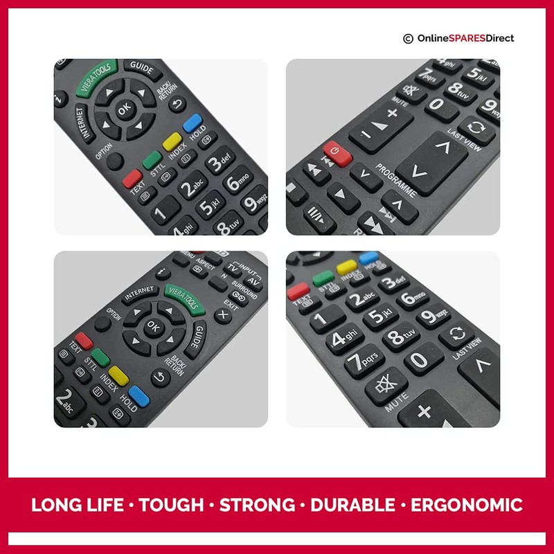 Remote Control For VIERA TV PANASONIC N2QAYB000487 / N2QAYB000328