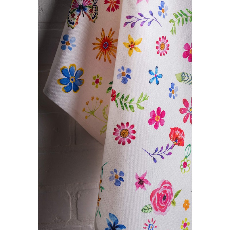 Maison d'Hermine Happy Florals- 2 Sweety 100% Cotton Set of