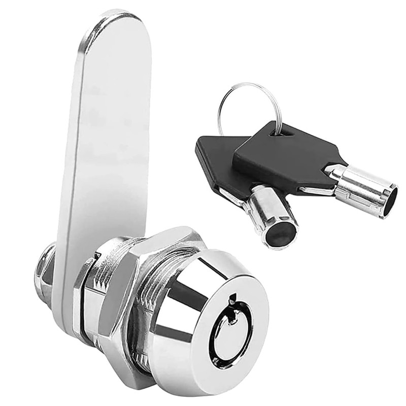 Litensh Thread Tubular Cam Lock 20mm, Mailbox Lock Cabinet Cylinder
