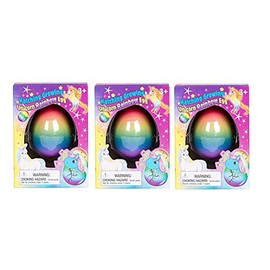 Surprise Growing Unicorn Hatching Rainbow Egg - Hatch and Grow for Easter Gifts, Baskets and Egg Hunts - Unicorn 3 Pack