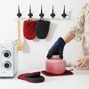 Glynniss Heat Resistant Mini Oven Mitts, 2 Pcs of Short
