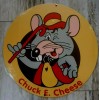 Chuck E Cheese Sign -16"x16" Metal