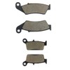 SOMMET Motorcycle Brake Pads Front and Rear for Honda CR