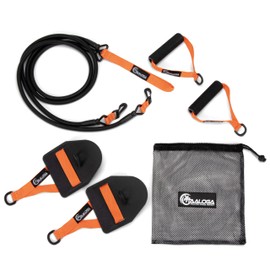 TAALOGA® 2-in-1 Pull Rope Swimming I Swimming Training I Pull Rope Training with Hand Paddles and Handles