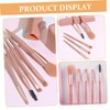 OATIPHO 5pcs Foundation Brush Set Portable Makeup Brushes for Teens