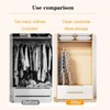 DSXVJHD 3 Pack Trouser Hangers Space Saving, Multi-Layer Scarf Clothes