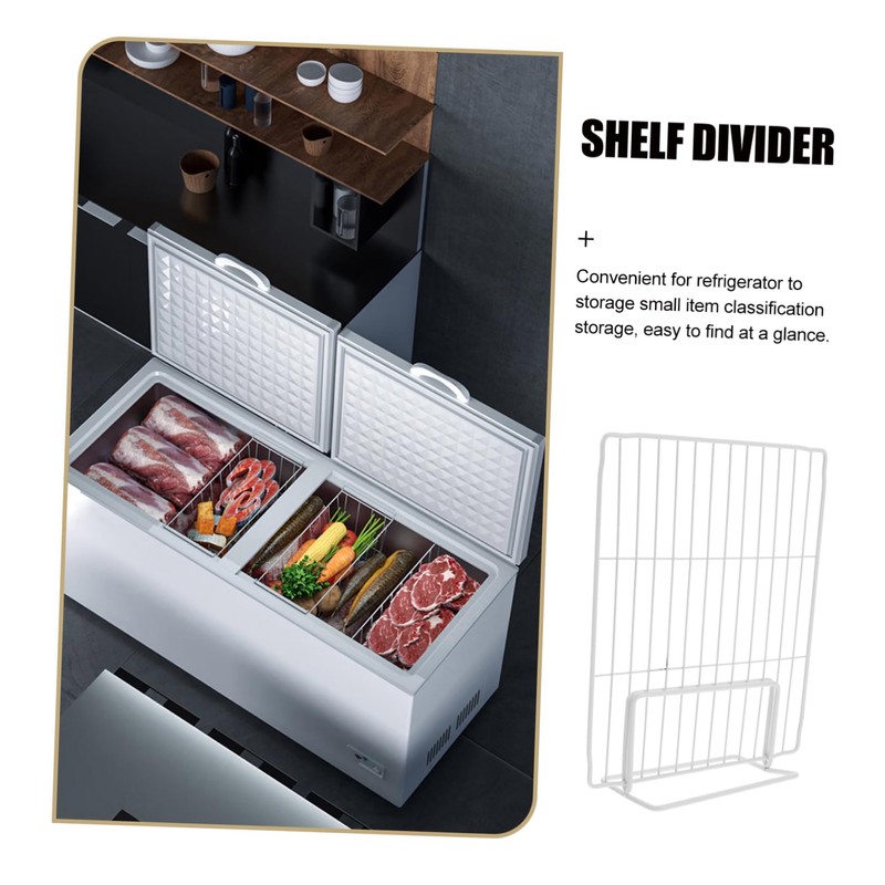 GRIRIW Freezer Partition Fridge Divider Chest Freezer Divider Cabinet Drawer