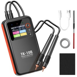 Battery Spot Welder, Battery Welder With 1.8" LCD Screen, Smart Dual Pulse Spot Welder, Mini Spot Welding 0.1MM-0.25MM for Mobile Phone Battery Repair, Nickel Strip, Battery, Iron, Stainless Steel