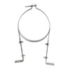 Milageto Chimney Pipe Wall Strap Pipe Bracket Clamp Flue Liner
