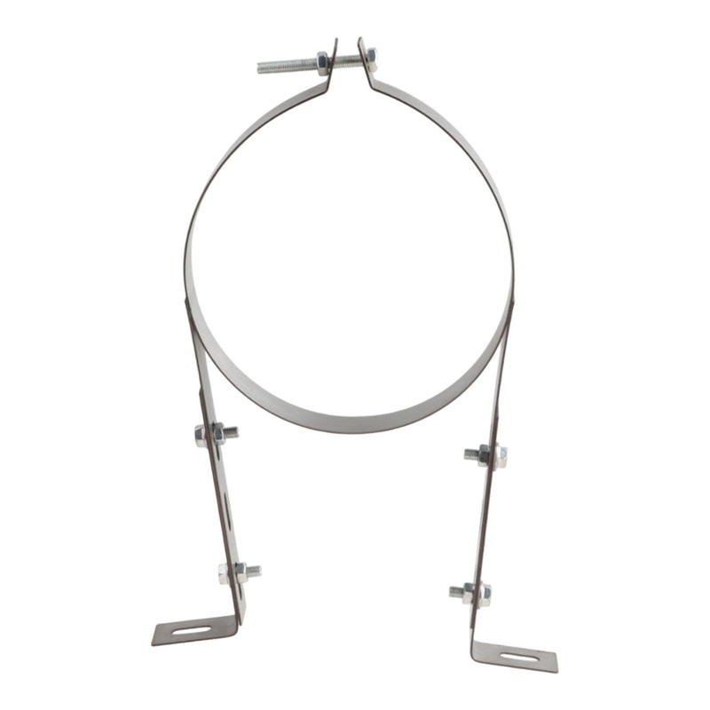 Milageto Chimney Pipe Wall Strap Pipe Bracket Clamp Flue Liner