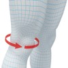 Neoprene knee pads with Velcro support