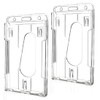MEXRUMI ID Sleeves 2 Pack Heavy Duty ID Card Holder