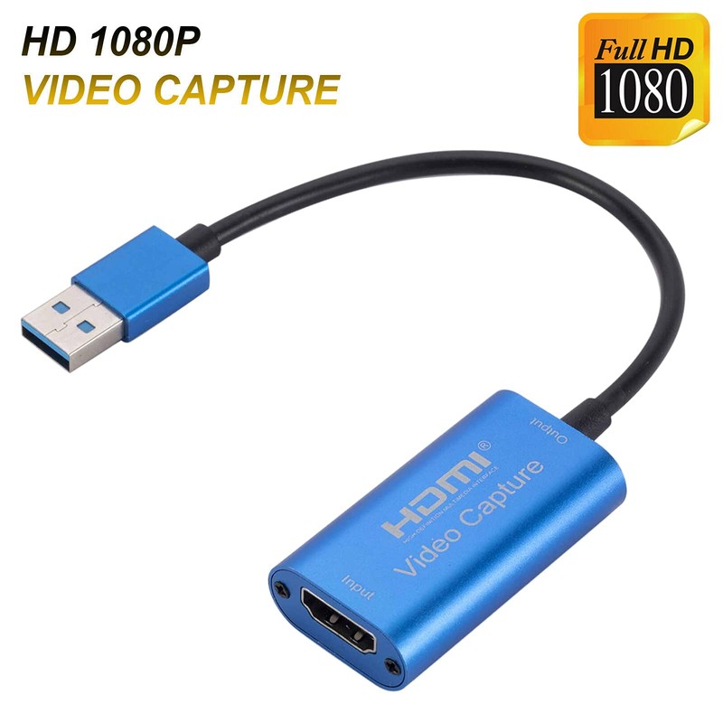 ELASO HDMI to USB3.0 Video Capture Card 4K/1080P 60fps Portable