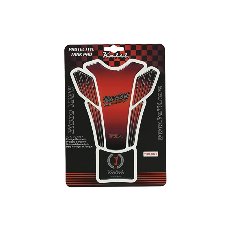 Keiti Honda Racing Machine Tank Pad Red THD207R