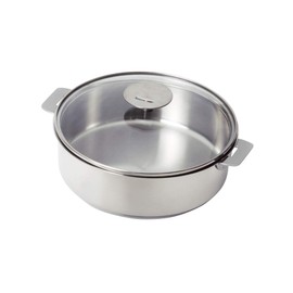 Cristel Domed Glass Lid, 11", Silver