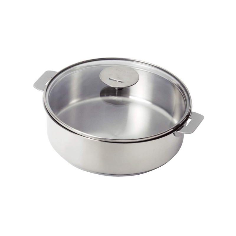 Cristel Domed Glass Lid, 11", Silver