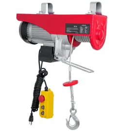 2200 Lbs 14ft Single Cable 1600W 110V Electric Hoist with Wired Remote Control Pure Copper 40ft Attic Lift Model D0100HPUFBUDefault: Default