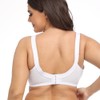 Ayigedu Ladies Plus Size Bra Minimiser Full Coverage Firm Hold