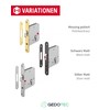 Gedotec Mortice Lock Stainless Steel Sliding Door Lock Sliding Door