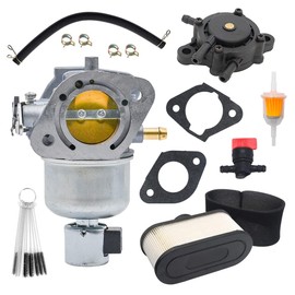 Cylinman 15004-0985 15004-0829 15004-7063 Fit for Kawasaki Specific FS691V FR691V 23HP FR730V FS730V Engine Replace for 15004-0984 15004-0826 With Fuel Pump Air Filter Tune Up Kit