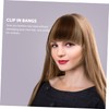 Vaguelly Clip in Bangs for Women Invisible Fake Bangs Hair