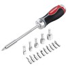 Ratchet Screwdriver, MAXPOWER Magnetic Ratchet Screwdriver and Bit Set with