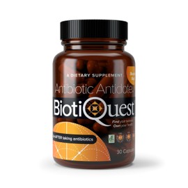 BiotiQuest Antibiotic Antidote Probiotics to Rebalance Body After Taking Antibiotics, 20 Billion CFU, Non-GMO and Gluten Free, 30 Capsules