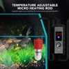 Mini Fish Tank Heater Adjustable 15W Betta Heater Small Aquarium