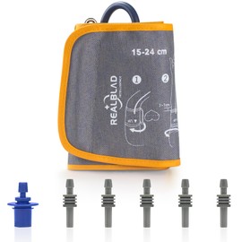 Small Blood Pressure Cuff for Pediatric/Kids, Child Blood Pressure Cuff(15-24cm) with 6 Different Blood Pressure Connectors are Compatible with Almost All Bp Monitors