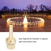 Brass Direct Fountain Nozzle Female Screw Connection Spherical Joint Adjustable