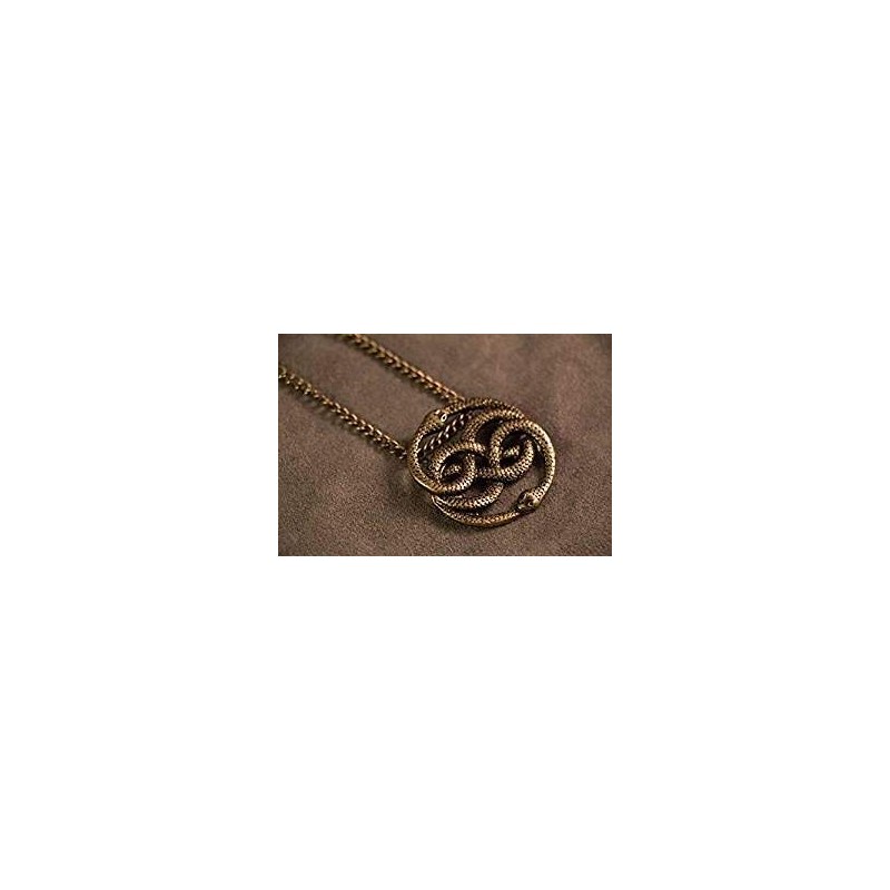 Auryn - Collar con colgante en tono dorado (inspirado en
