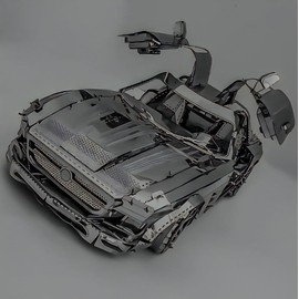 TOKIX 3D Puzzles for Adults, 3D Puzzle, Metal Assembly, Assembly Puzzle, Adult, Metal Puzzle, Construction Kit, Metal Car (Tools Included)