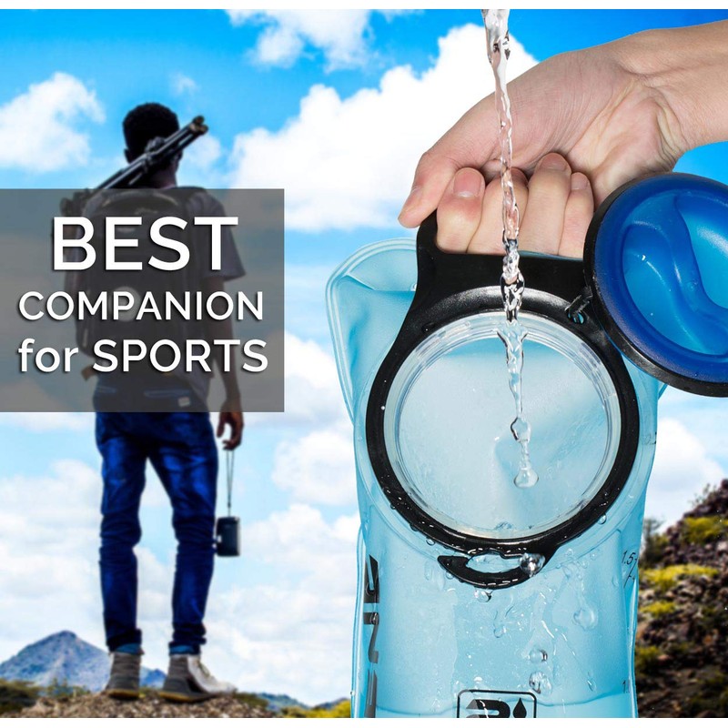 CybGene Hydration Bladder, Hydration Bag with Hose, Water Container Hydration