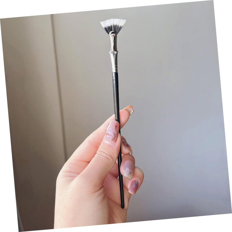 IWOWHERO Mascara and Eyelash Brush Fan-shaped Design for Easy Makeup