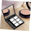 OHPHCALL 2sets Empty Lipstick Eyeshadow Palette Compartments Makeup Organizer Box