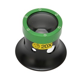 Jewelers Eye Loupe Magnifier 20X Good Transparency High Hardness Magnifying Glass for Watch Jewelry Antiques