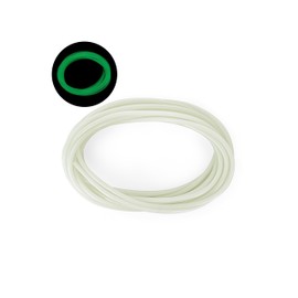 BLUEWING PVC Glow Tube 1pc Deep Sea Fishing Soft Tube Deep Drop Glow Tube for Fishing Color Green, Size 3.0 * 0.8mm