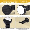 Tholire 2PCS Headboard Stoppers – Adjustable Bed Wall Stoppers –